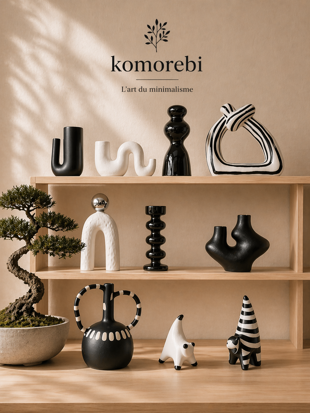 Sculpture Décorative Wabi-Sabi